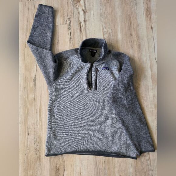 Mens Patagonia® Worn Wear M's Better Sweater® 1/4-Zip Sweater Pullover Sz L - Picture 2 of 11